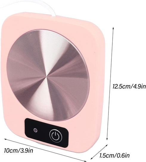 55 Coffee Mug Warmer, Smart Constant Temperature Coaster Candle Warmer Plate, USB Powered Milk Cup Heater Pad for Desk