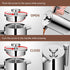 Small French Press Coffee Maker, 12OZ/350ML Stainless Steel Insulated Coffee Press with 2 Filters, 0.35 Liter (Silver)
