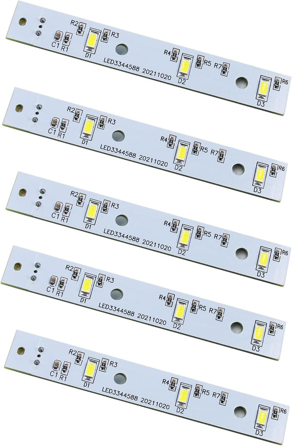 WR55X26671 LED Light Board for GE Refrigerators (5 Pack)