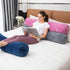 1 47x7.87 Inches, MIDDLE ONE Body Pillow, Memory Foam Round Body Pillows for Adults, Firm Long Bolster Pillow for Bed