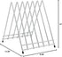 Winco Medium Chrome Plated 6-Slot Cutting Board Rack
