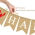 Summer Jute Burlap Crawfish Boil Happy Birthday Banner Rustic Lobster Photo Booth Backdrop Decoration