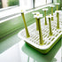 Removable Large Water Bottle Drying Rack - Vertical Kitchen Counter Rack for Bottles, Glasses, Tumblers