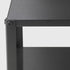 IKEA Knarrevik Black Nightstand with Practical Storage