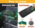Non-Stick Aluminum Flat Griddle, 17" x 10.5" Double Burner Griddle for Glass and Gas Stove, Great for Breakfast and BBQ
