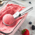Frozen Premium Ice Cream Scoop with Trigger Ice Cream Scooper Stainless Steel, Heavy Duty Metal Icecream Scoop Spoon