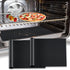 Oven Liners for Bottom of Oven, Heavy Duty Nonstick Teflon Mat, 2 Pack, 16x24 Inch, BPA PFOA Free