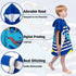 1 6 24x23 growell Hooded Kids Beach Towels - Toddler Bath Towel Girls Boys Swim Cover-ups for Ages to Kids Pool Towels