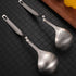 Peohud 4 Pack Soup Ladle, SUS304 Stainless Steel Slotted Hot Pot Ladle, Cooking Skimmer for Hotpot Serving
