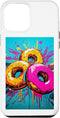 iPhone 14 Pro Max Case for Vintage Retro Doughnuts Pop Art Bakery Goods
