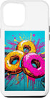 iPhone 14 Pro Max Case for Vintage Retro Doughnuts Pop Art Bakery Goods