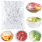 300Pcs Reusable Elastic Food Bowl Storage Covers, Alternative to Foil, Plastic Wrap, BPA Free
