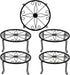 Tosnail 5 Pack Metal Plant Stands for Indoor and Outdoor, Planters Flower