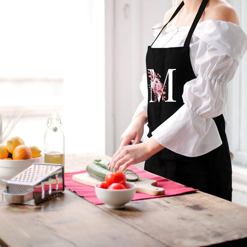Personalized Aprons for Women with Pockets - Cute Baking Gifts for Mom's Birthday