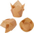 Ruisita 150 Pieces Mini Tulip Baking Cups, Muffin Liners for Parties (Natural)
