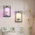 S-1PK Starxing Wall Plant Shelf with Grow Lights, Remote Control Indoor Plant Holder Stand for Hanging Planters, Modern