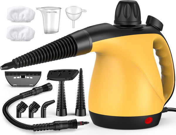 Pressurized Handheld Steam Cleaner for Home Deep Cleaning, Multi-Purpose Portable Steamer for