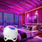 MHAZDZE Galaxy Projector for Bedroom, Star Projector, White Noise with Bluetooth Speaker, Timer,