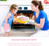 2Pcs Oven Mitts for Play Kitchen, Anti- Scald Gloves Microwave Oven Gloves Kitchen Mitts for Safe Baking Cooking (Pink