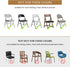 6 ManMengJi Spandex Folding Chair Covers, Folding Chair Covers PCS Light Yellow, Universal Fitted Banquet Chair