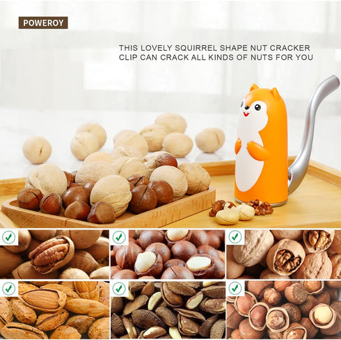 poweroy Nut Crackers Walnut Cracker,Pecan Crackers and Picks.Easy Cracking Nuts,Pecan,Hazelnuts, Almonds, Walnut