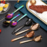 5 PCS Soup Spoon, Stainless Steel Mirror Finish Spoons, Kitchen Serving Spoons, Ice Cream Spoons for Soup, Silver