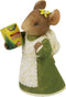 Enesco Tails with Heart Crayola School Supplies Mouse Figurine, 2.09 Inch, Multicolor