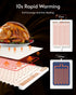 BICRET 4 7 Warming Mat for Food Fast Heating Silicone Electric Food Warmer with Level Adjustable Temperature and Hours