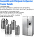 W11366418 Refrigerator Freezer Door Handle Mounting Set Screw Fit for Whirlpool Refrigerator -AM 1-5-1 - EA230910 by Tobaiwind