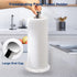 NearMoon Standing Paper Towel Holder for Kitchen, Marble Base with Chrome Finish, Standard or Jumbo Roll Holder