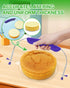 Adjustable 2-Wire Cake Slicer Leveler - Small Cake Cutter for Leveling Layer Cakes, Professional Baking Tool with