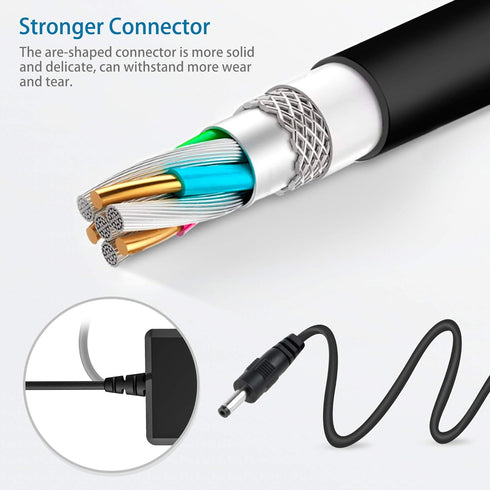 PwrON 10V Power Cord for Bissell Pet Stain Eraser Cordless Handheld Portable Cleaner Vacuum 1611736 Bissell Charger