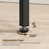 4-Tier 4-8 SS64BR YATINEY Narrow Shoe Rack, Tall Shoe Rack for Pairs, Slim Shoe Storage Organizer with Wooden Top
