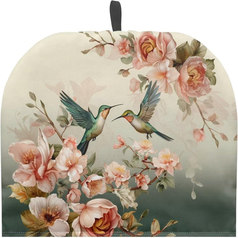 Hummingbird Flower Tea Cozy, Insulated Teapot Cover for Kitchen Accessory, Keeps Tea Pot Warm