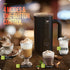 Puldoum 4 1 11.8OZ 350ML Milk Frother and Steamer in Automatic Coffee Steamer Frother, / Warm and Cold Foam Frother
