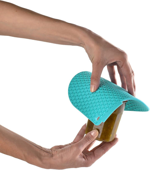 Charles Viancin Honeycomb Silicone Pot Holder, Withstands Temperatures up to 220°C / 428°F, Turquoise
