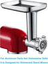 GVODE Meat Grinder Attachment for Kitchenaid Stand Mixer, Includes 4 Grinding Plates, 3 Sausage Tubes, 2 Blades