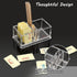 ELLDOO Packet Packet Countertop Sugar Holder, Acrylic Sugar Bowl for Restaurant, Tea Bag Organizer, Coffee Stirrers