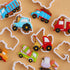 Transportation/Vehicles Cookie Cutters with Matching Stencils - Set of 16, Truck, Tractor, Fire Engine, Excavator