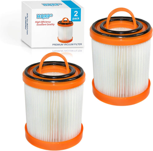 HQRP 2-pack Dust Cup Filter - Compatible with Eureka Vacuum Cleaners, DCF-3 DCF3 62136A Replacement