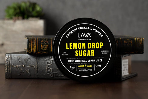 Rimmer, Rimmer 5oz LAVA Premium Lemon Drop Sugar Cocktail All Natural Sugar, Sweet & Sour, Real Lemons, Pure Cane