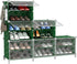 UNKU Shoe Rack, 6 Tier Shoe Storage Cabinet 24 Pair Plastic Shoe