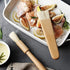 Angel s Peel Lounge Basting Brush, Wooden Handle Oil Brush for Cooking, Baking, BBQ Sauce, 2 Pcs