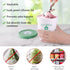 4 Pack 1 Frozen Set cyrico Ice Cream Containers with Silicone Lids for Homemade Ice Cream, Quart Each Reusable Sorbet