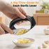 Lesbima Garlic Press,Stainless Steel Garlic Mincer Crusher,Easy to Use and Clean,Ergonomic Handle,Easy Kitchen Gadget
