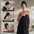 Set 8 8 2 2 2 2 REDKISS Black Bath Towels Piece - Microfiber Bathroom Towels of Large, Highly Absorbent Bath Towel