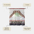 Printed Tier and Swag Window Curtain Set, 57 Inch Width, 36 Inch Length, Rooster, Machine Washable