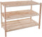 Shoe Storage Rack - 3-Tier Wood Shoe Organizer for Closet, Bathroom, Entryway
