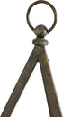 Deco 79 Metal Tabletop Display Easel with Foldable Stand, Set of 2, 13", 15"H, Bronze