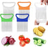 2Pcs Stainless Steel Onion Holder Slicer Cutter Tool for Kitchen Worker - Tomato, Lemon, Potato Vegetable Slicing
